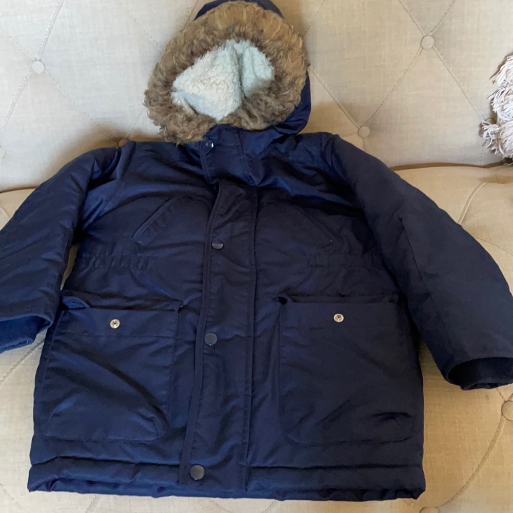 Boys Sherpa Parka Jacket